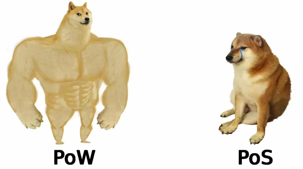PoW vs Pos Doge Meme