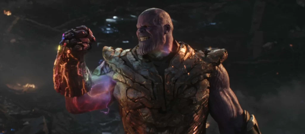 Thanos With Infinity Glove