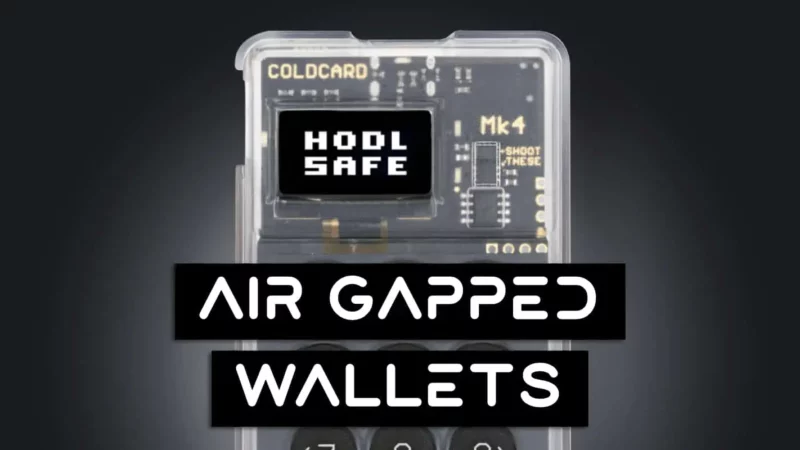 What Is An Airgap Wallet And Why They Don’t Increase Security (2023)