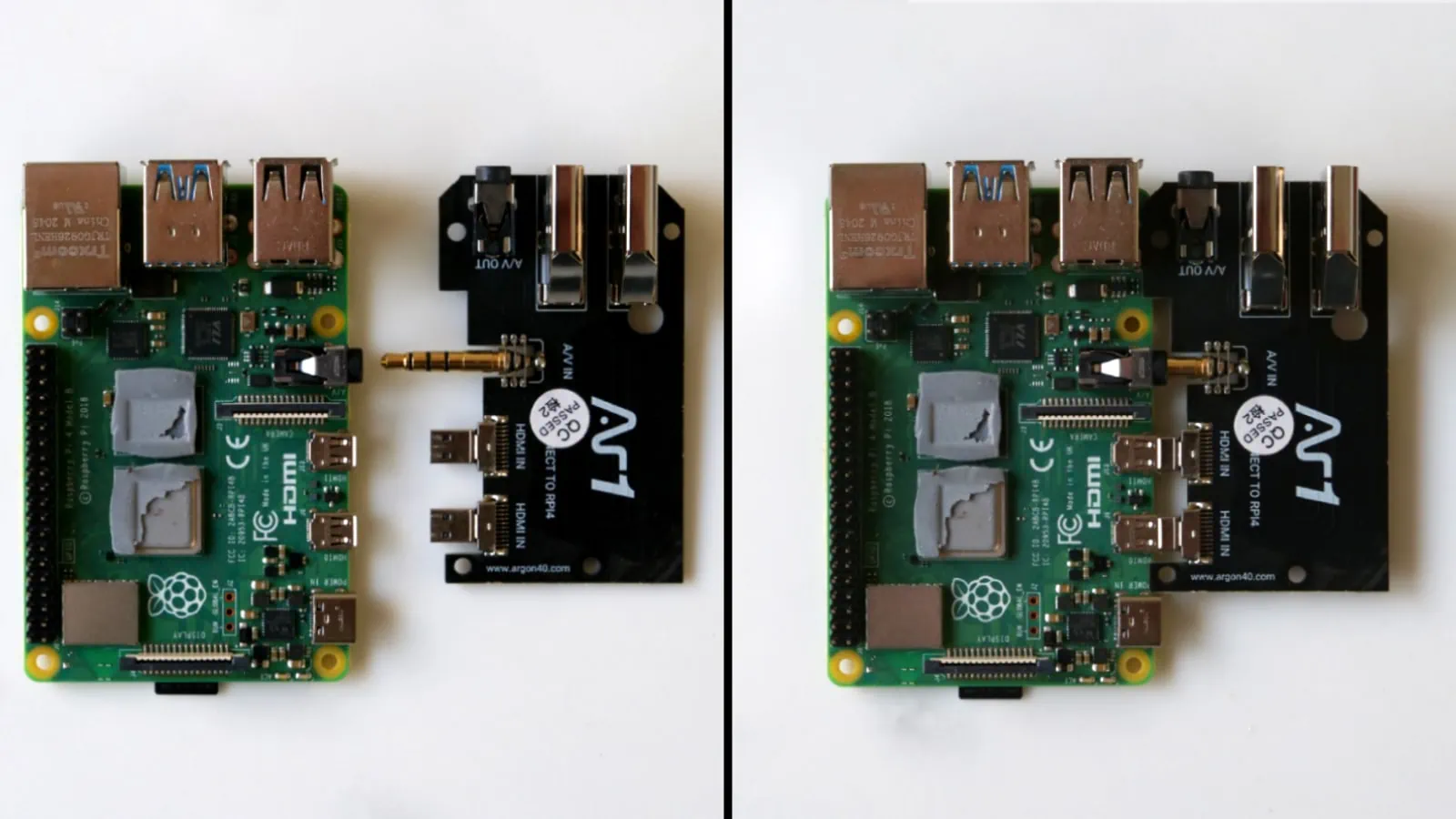 Raspberry-Pi-4-And-Argon-Mini-Board-Joining